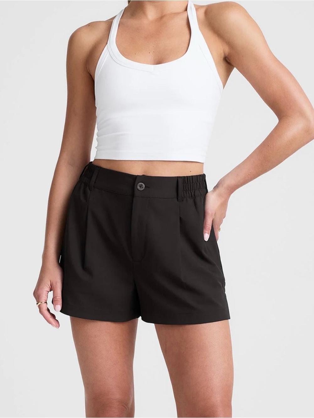 Beyond Yoga Black Status Shorts Women's size small
